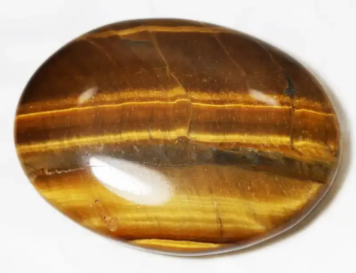 Natural Shimmering Tiger Eye Cab Stone Z359