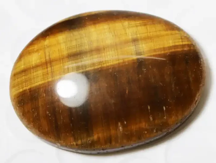 Natural Shimmering Tiger Eye Cab Stone Z360