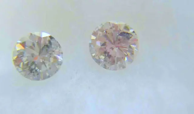 NATURAL- WHITE DIAMOND-0.25CTWSIZE-4MM-2PCS,NR