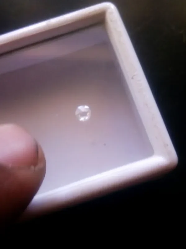 NATURAL WHITEROSECUT DIAMOND-3.2MM,1PCS