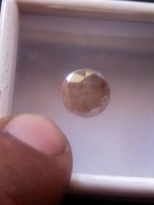 NATURALSOLITIARE,BIG SIZE BROWN DIAMOND,4.96CTWSIZE,1PCS