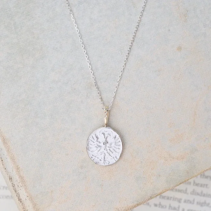 Nepenthe Artifact Sterling Silver & 14k Gold Necklace
