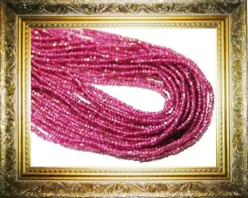 *NEW STOCK* AAA Faceted Rhodolite Garnet beads 14