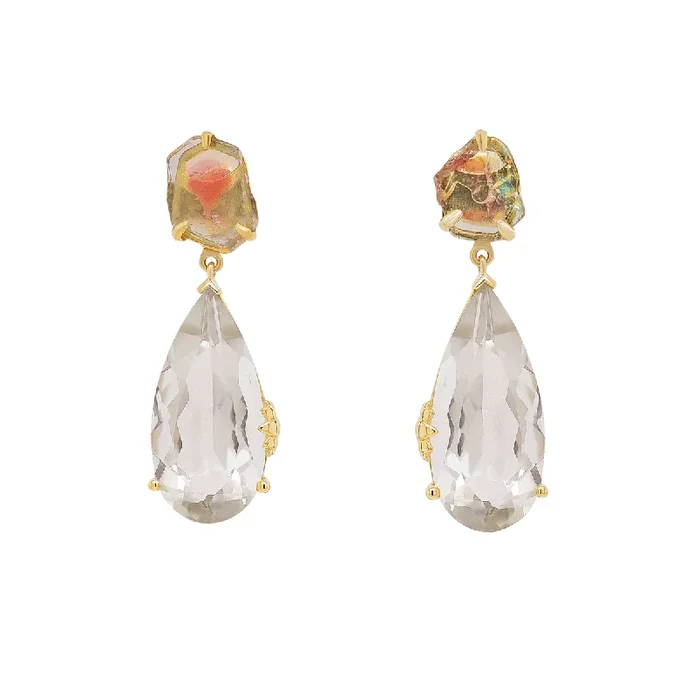 Nile Oasis Earrings – Green Beryl