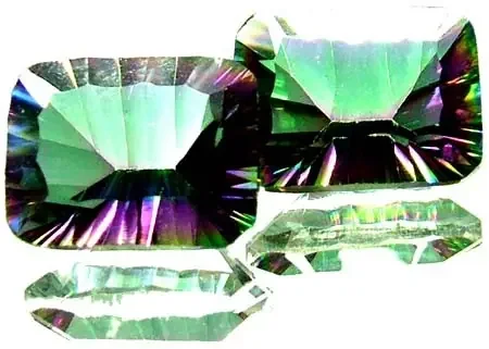 PAIR ‘GALAXY‘ MYSTIC QUARTZ 21.90 CTS [TS269 ]