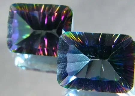 PAIR ‘GALAXY‘ MYSTIC QUARTZ 22.90 CTS [TS299 ]