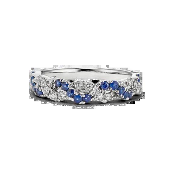 Parade Sapphire & Diamond Twist Ring