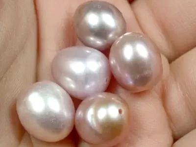 PARCEL A1 GRADE MAUVE PEARLS 37.5 CARATS A1581