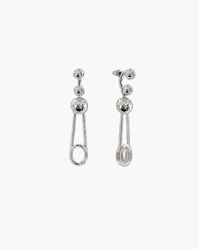 Pendientes Trea en plata