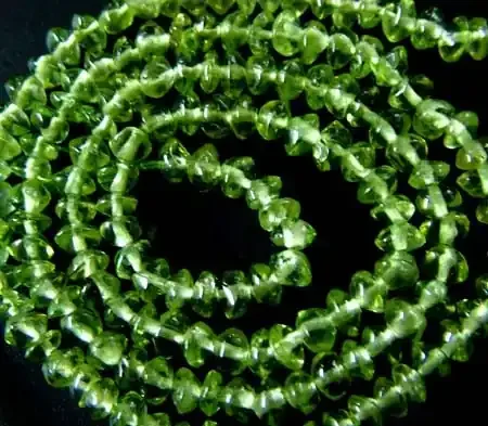 PERIDOT BEAD STRAND 33.40 CTS [GT 1711]