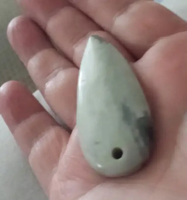 PICASSO JASPER PENDANT WITH HOLE LARGE SIZE
