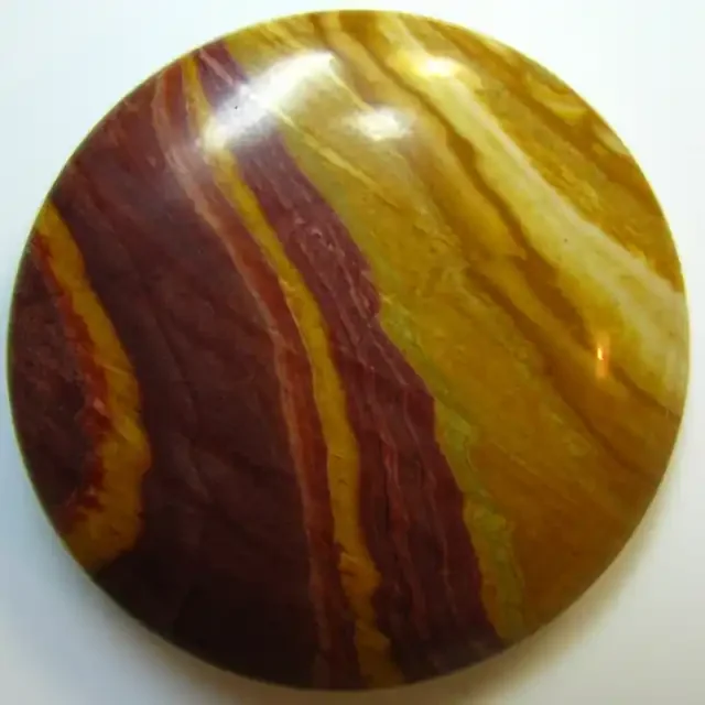 PICTURE JASPER CABOCHON FROM CHINA LARGE STONE 91.10 CTS