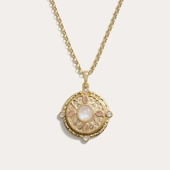 Pink Manifestation Locket Necklace