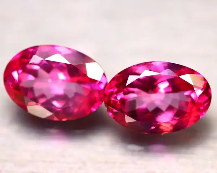Pink Topaz 15.14Ct 2Pcs Natural IF Pink Topaz DR463/A35