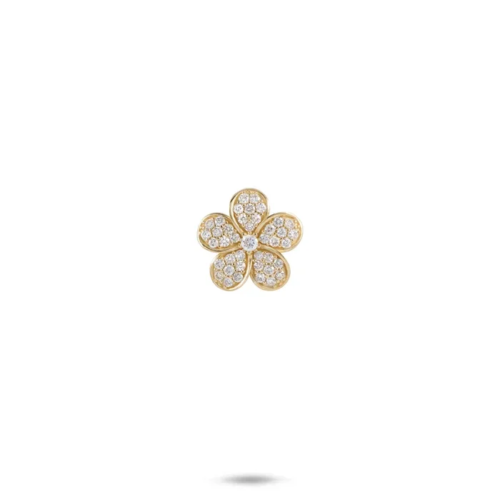 Plumeria Pendantがダイヤモンド – 11mm