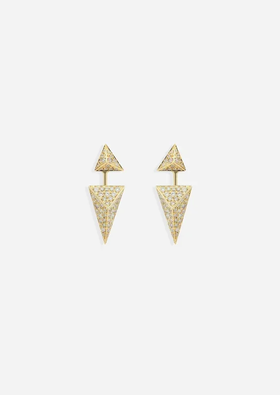 Pyramid Dagger Earring | Single