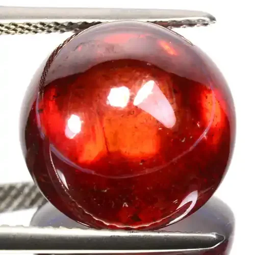 RAREST 14.55 Cts Natural Sphalerite Sunset Orange 13mm Cabochon Spain