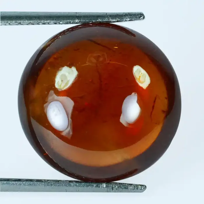 ~RAREST~ 32.65 Cts Natural Sparkling Imperial Brown Zircon Round Mix Caboch