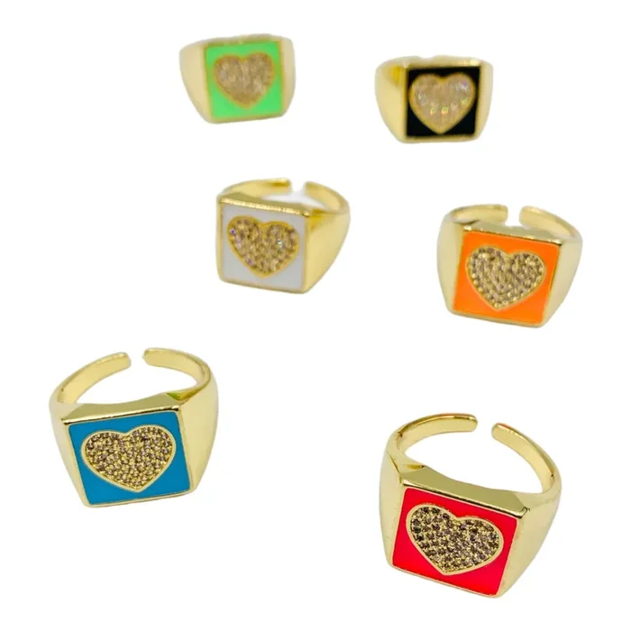 RING HEARTLOVE CUBE