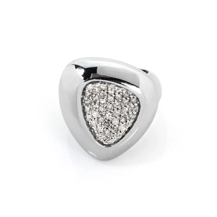 Roberto Coin Capri Plus Diamond Sterling Silver Ring – Size 6