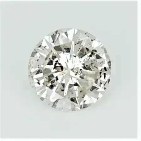 Round Brilliant Diamonds ,Light Color Diamonds ,Champagne Diamond 0.184 cts