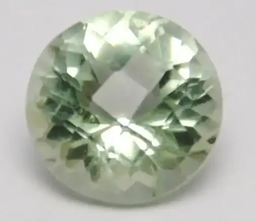 round Prasiolite Checker cut prasiolite 11.46ct