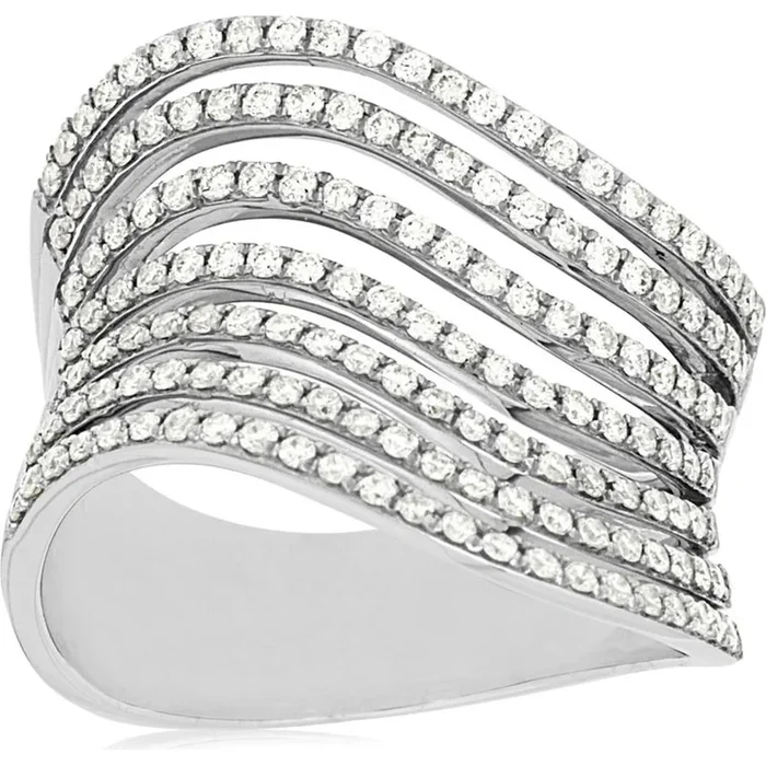 Royal 14K White Gold 0.81 Carat Diamond Engagement Ring