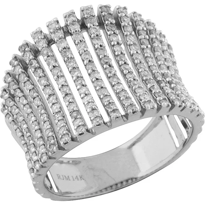 Royal 14K White Gold 1.00 Carat Round Diamond Ring