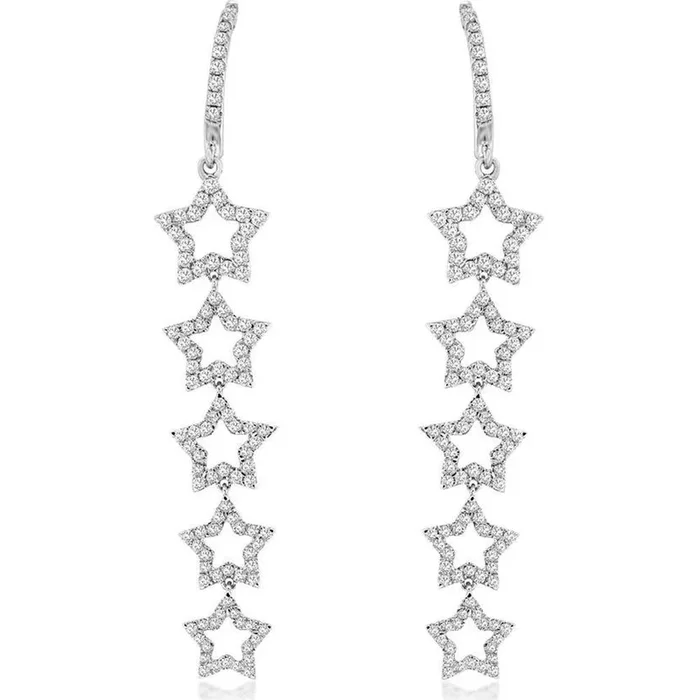 Royal 14K White Gold 1.2 Carat Diamond Stud Earrings