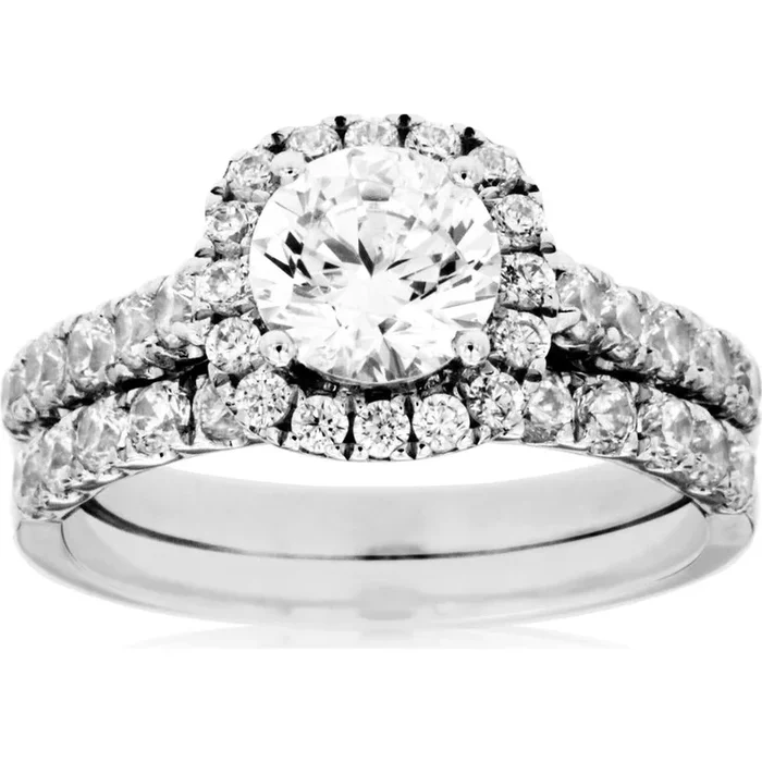 Royal 14K White Gold Semi-Mount Engagement Ring – Customize Your Love