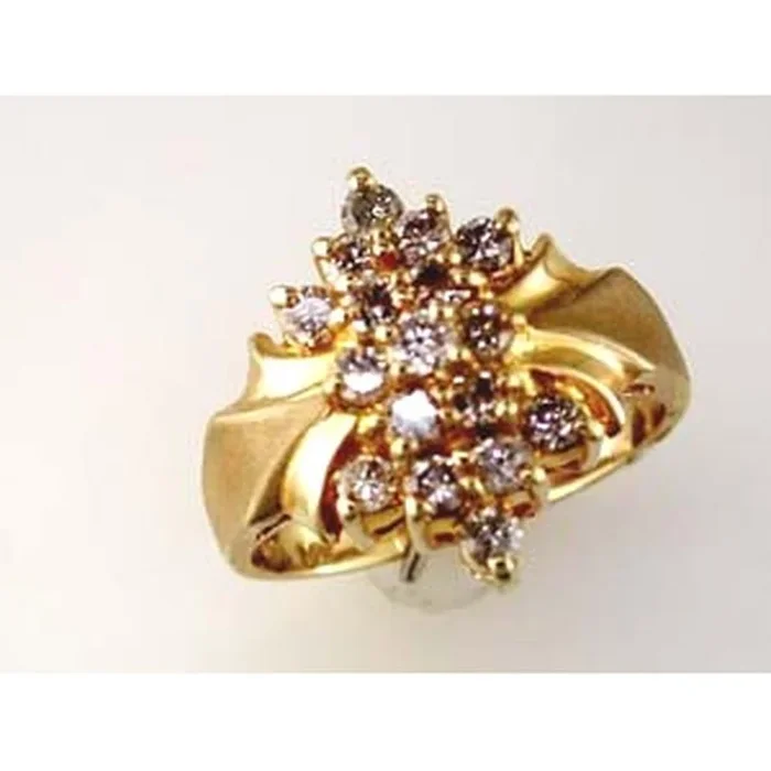Royal Majestic 14K Yellow Gold Round Diamond Engagement Ring – 0.85 Carat