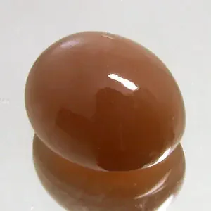 RUSTY BROWN MOONSTONE 4.80 CARAT WEIGHT OVAL CUT CABOCHON NR