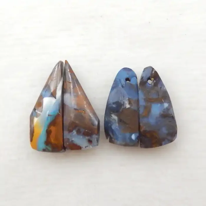 Sale 31.5cts Boulder Opal Gemstone Pendant Beads Fire, Rare Australian Opal
