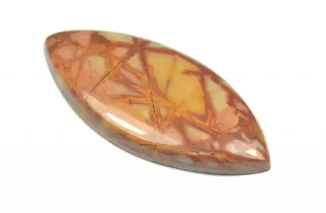 SALE 52mm red gold cabochon Noreena Jasper AAA 52 x 24