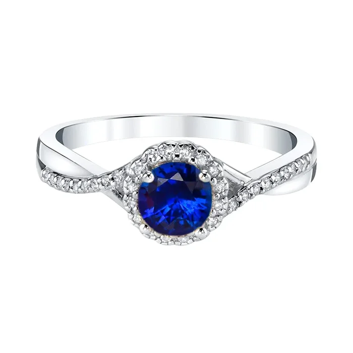 September Midnight Sapphire Ring