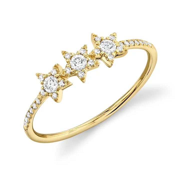 Shy Creation® Starlight Trio Diamond Band