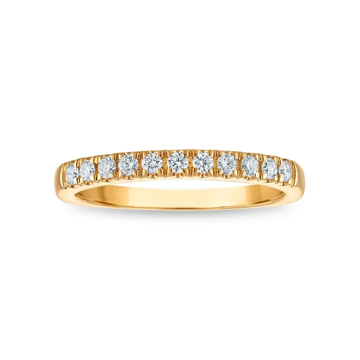 Signature EcoLove 1/4 CTW Lab Grown Diamond Anniversary Ring in 14KT Yellow Gold
