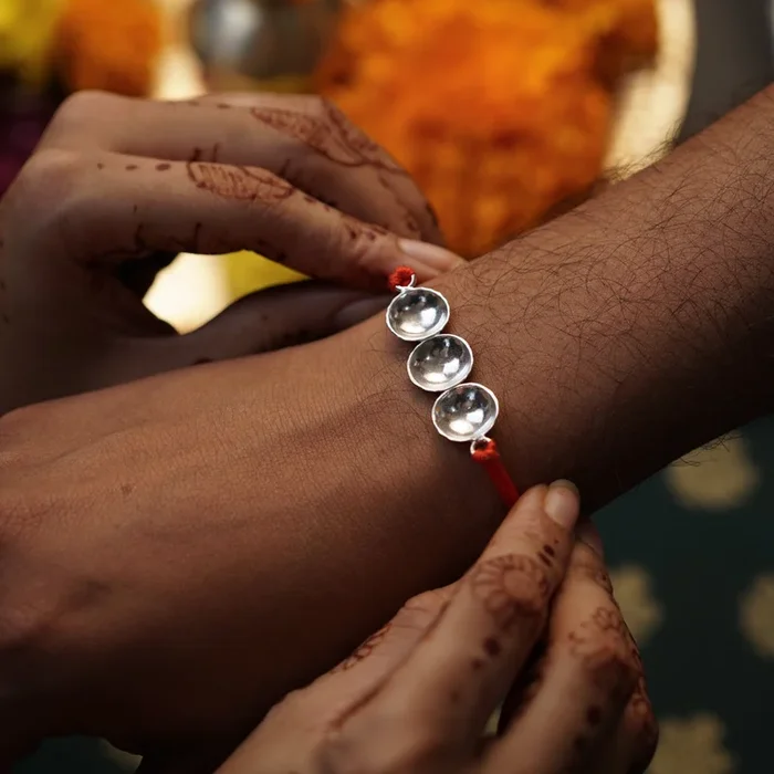 Silver Vatee Rakhi