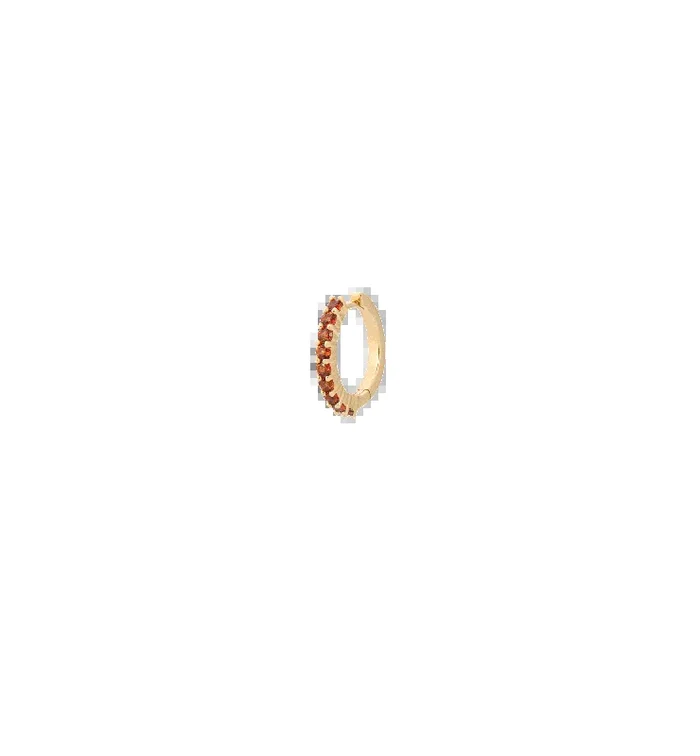 Single Birthstone Ring Earring 14K