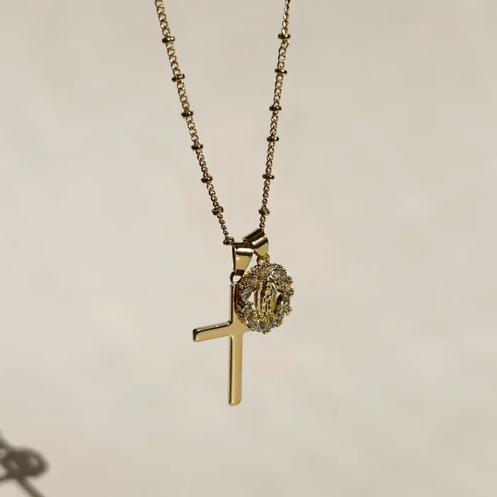 Sistine Cross Necklace