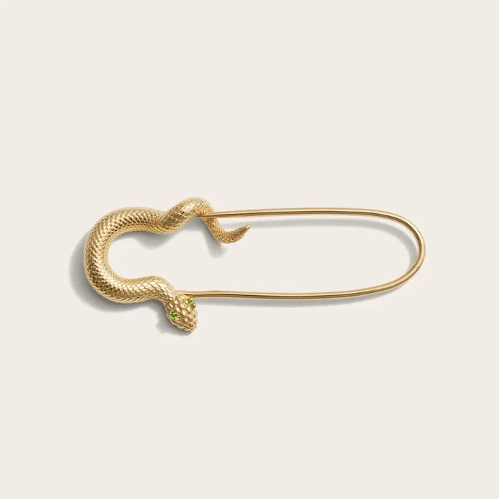 Snake Pin Charm Collector Brooch