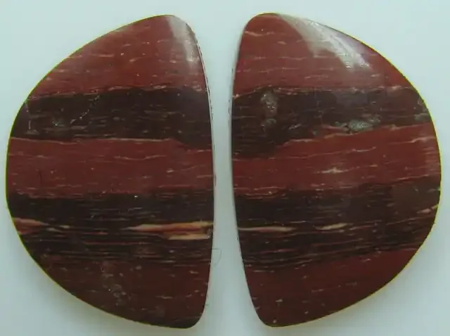 SNAKE SKIN JASPER PAIR FROM AUSTRALIA 11.75 CTS