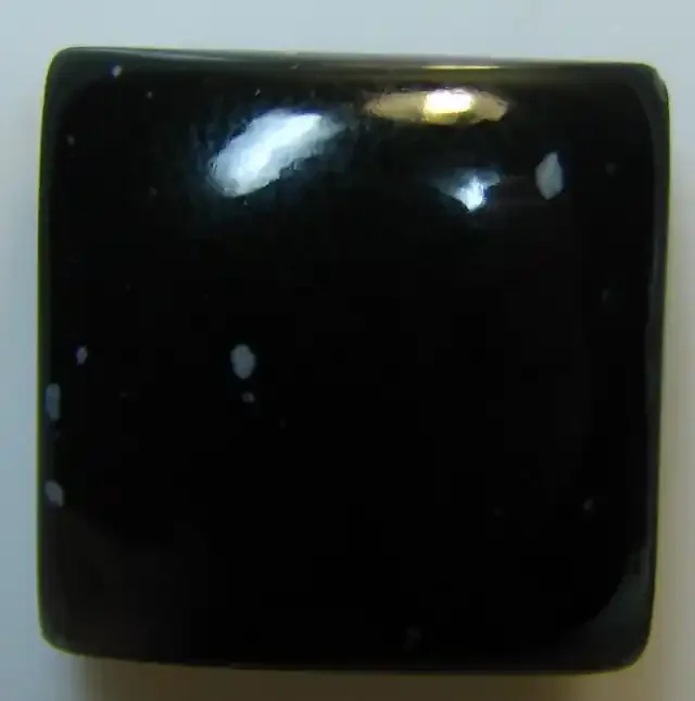 SNOW FLAKE OBSIDIAN CABOCHON CUT STONE 14.05 CTS