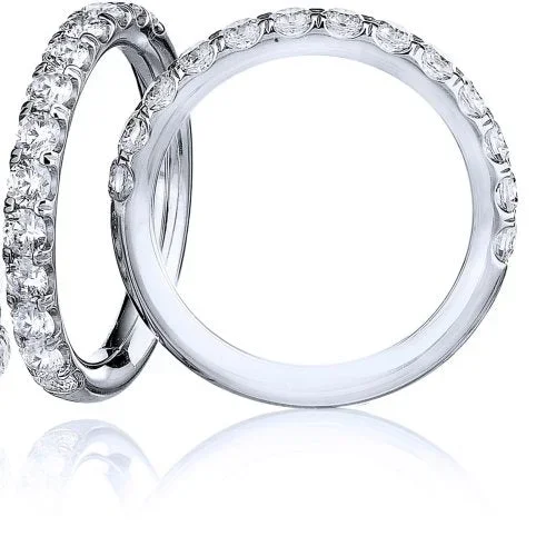 Spark Comfort Fit Half-Way Diamond Band