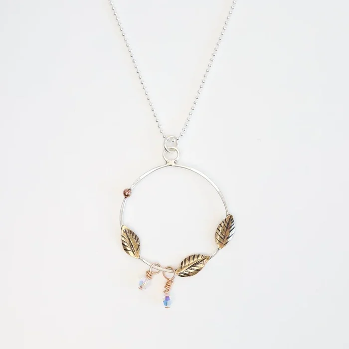 Spring Wreath Necklace
