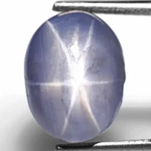 Sri Lanka Blue Star Sapphire, 10.76 Carats, Soft Blue Oval