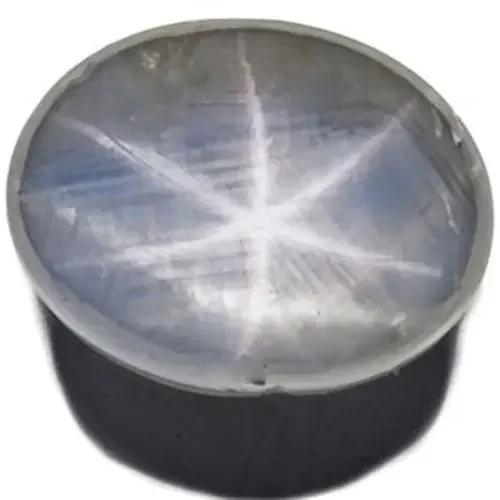 Sri Lanka Blue Star Sapphire, 7.67 Carats, Deep Blue Oval