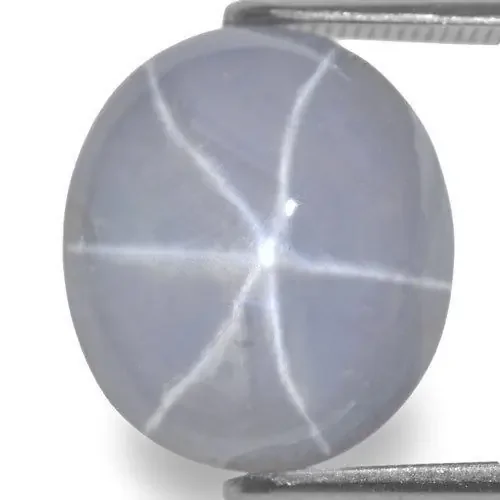 Sri Lanka Fancy Star Sapphire, 13.42 Carats, Soft Purplish White Oval