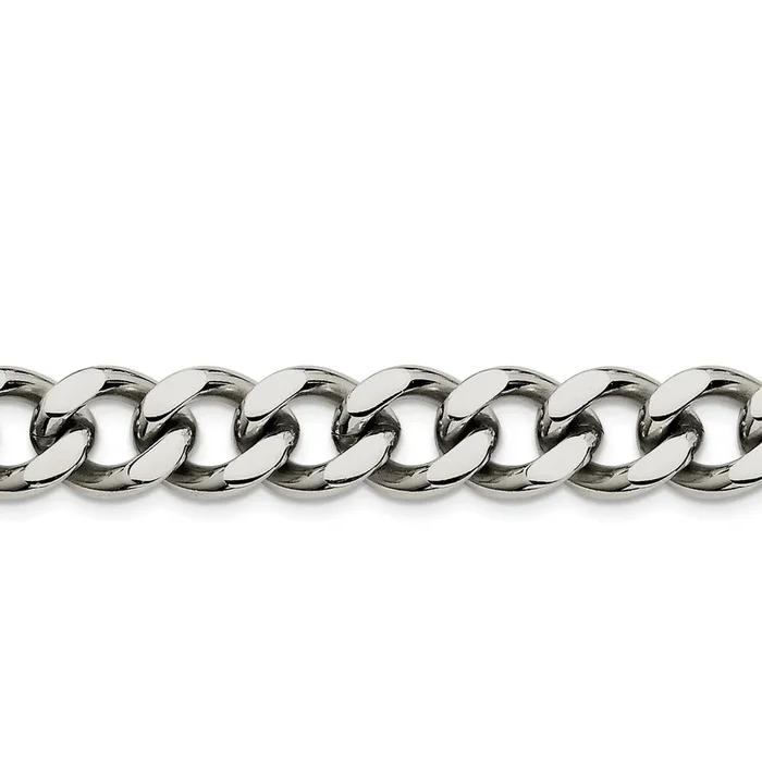 Stainless Steel 13.75mm 22.5in Curb Chain