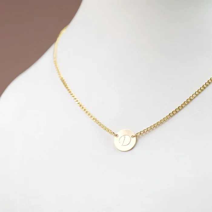 Standard Mini Coin Necklace (Gold and Silver Available)